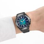 CITIZEN 星辰 千彩之海UNITE with BLUE 鈦金屬光動能電波萬年曆手錶CB0215-18L, , large