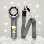 【SNOOPY】 Ice-Cooling  Handheld Fan-Black, , large