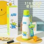 【BEDDYBEAR】杯具熊運動三眼仔保溫戶外水杯可愛316不銹鋼兒童水壺 600ml, , large