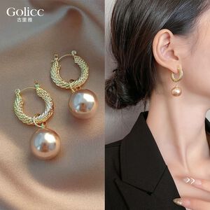 【Gulicc】古莉可 耳環 輕奢優雅 氣質珍珠耳環