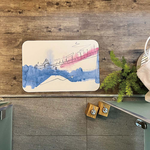 【Monster】 Soft Diatomaceous Earth Absorbent Mat – BiiJiuzi Collection (60x40cm) – Sun Moon Lake – Clarity, , large