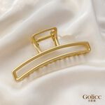 【Gulicc 】古莉可 髮夾 韓系金屬長方形髮夾, , large