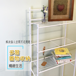 GS MALL 台灣製造 三層馬桶收納架 60x34x163cm 毛巾架 馬桶架 置物架 三層收納架 馬桶收納架, , large