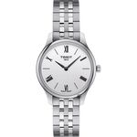 TISSOT天梭 Tradition 系列石英女錶-銀/31mm  T0632091103800, , large