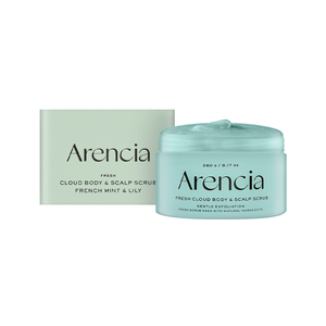 【Arencia】清新雲朵頭皮身體磨砂膏 260g #薄荷百合 French Mint &Lily(藍)