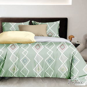 【FOCA】Morning Light Song | 3M Patented Moisture-wicking, Breathable, Antibacterial Tencel Four-season Quilt/Cool Quilt Bed Sheet Set - Double