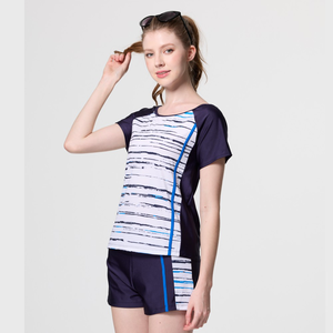 MONINA MIT Short-sleeved two-piece swimsuit-2L