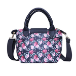 【lapagayo】典雅玫瑰尼龍手提包-PI-06399A-3-09黑色, , large