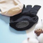 [凱美棉業] 6雙組 黑色 MIT台灣製 純棉抗菌隱形挖空五趾襪, , large