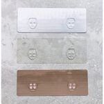 [熊好貼國際]平板衛生紙架( 304不銹鋼) 免運 收納架 凹凸粗糙面（超黏貼）平滑面（重覆貼）皆可貼 掛鈎 置物架, , large