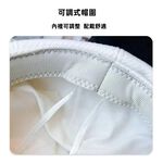 【A&R】時尚日系英倫復古百搭八角貝雷帽 可調節帽圍  -米白, , large