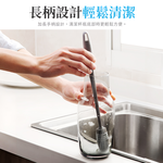【上手家居】長柄矽膠奶瓶刷-灰色(刷子/杯刷/清潔刷/洗杯刷/矽膠刷/矽膠奶瓶刷/水壺刷/杯子刷/矽膠杯刷), , large