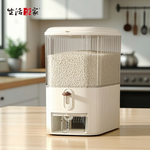 SHCJ 密封防潮按壓米箱 6kg 直立式米桶 小家庭米箱 廚房米桶 檯面米桶 家用儲米盒, , large