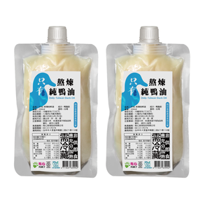 【有心肉舖子】只有-熬煉純鴨油《三包組》 200ml*3,  【有心肉舖子】只有-熬煉純鴨油《三包組》 200ml*3