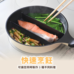 日本Arnest 三格不沾料理煎鍋20cm, , large