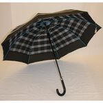 【周周生活】雨傘 現貨 自動傘 直傘 大雨傘 經典格紋 遮陽傘 大傘面 晴雨傘 防潑水 抗UV 傘 抗風雨傘 快速出貨, , large