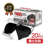 N95 Medical Face Mask-Black, , large