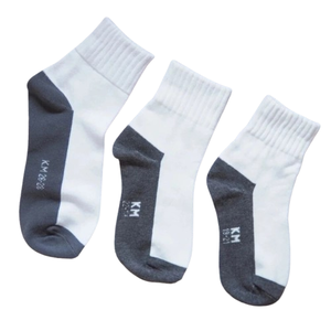 [Kaimei Cotton Industry] 12 pairs per dozen at a discounted price ❗ MIT made in Taiwan antibacterial deodorizing pure cotton student socks