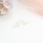 【Angel & Me】天使 夢想 翅膀 Wing s925 純銀 一對 耳環 耳夾 生日 聖誕 情人節 禮物, , large