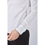 (S) 【國泰航空永續合作】hollister質感棉質白色襯衫上衣二手衣, , large