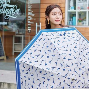 【周周生活】雨傘 現貨 自動傘 遮陽傘 陽傘 台灣藍鵲 直傘 晴雨傘 抗uv 傘 輕量雨傘 日系雨傘 快速出貨