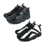 DIADORA迪亞多那 寬楦耐用籃球男鞋 男運動鞋 籃球鞋 寬楦 寬腳板 反光 輕量 吸震 回彈 減壓 防滑 黑 白黑, , large