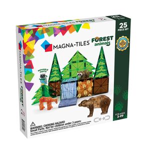 Magna-Tiles 磁力積木25片-森林動物