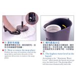 GS MALL 台灣製造 360度旋轉拖把 2000轉拖把 360度拖把 旋轉拖把 拖把組 拖把 清潔拖把 日用拖把, , large