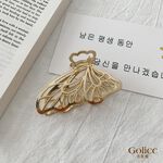 【Gulicc】古莉可 髮夾 韓系金屬蝴蝶髮夾, , large
