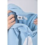 (S) adidas質感棉質連帽藍色長袖上衣二手衣, , large
