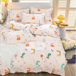 【FOCA】Little Dinosaur Party | 3M Patented Moisture-wicking, Breathable, Antibacterial Tencel Four-season Quilt/Cool Quilt Bed Sheet Set - Single, , large