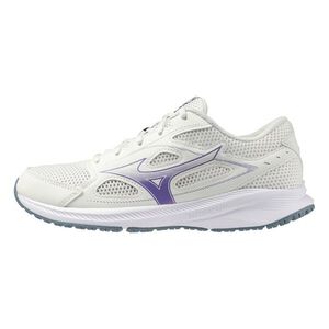 Mizuno Spark 9 女 慢跑鞋 彈力 支撐 緩震 美津濃 白 紫 [K1GA240425]
