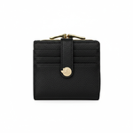 LEAFIN 經典卡片夾口金包-棕色 仕女 皮夾 女夾 卡片收納 人氣女用皮夾 女夾, , large