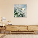 【御畫房】花好月圓 國家一級畫師手繪油畫80×80cm(VF-178), , large