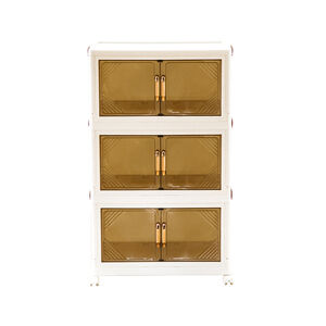 Plastic storage cabinets