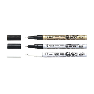 【龍品文創】  PILOT 百樂 SC-EF 0.5 極細油漆筆 -白1支