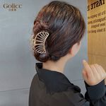 【Gulicc 】古莉可 髮夾 韓系金屬大號貝殼髮夾, , large