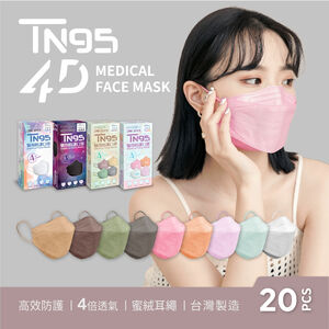 【DRX達特世】TN95醫用4D口罩-TN95成人