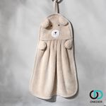 可掛式動物擦手巾 抹布 吸水 擦手布 毛巾 珊瑚絨 BA-DO001~BA-DO005 【旺達棉品】, , large