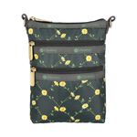 |快速出貨|Lesportsac 3 Zip Crossbody 三層拉鍊斜背包 手機包 送禮-綠野雛菊, , large