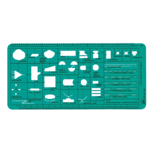 【 徠福 】電器符號定規-111x233x0.8mm /片 TP-413A