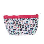 |快速出貨|Lesportsac Small Sloan Cosmetic 小型收納梯形化妝包-趣味字母, , large
