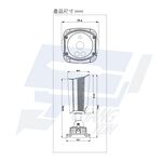 昌運監視器 昇銳 HS-4IN1-T089CQ 200萬 高規格多合一槍型紅外線攝影機 紅外線20M, , large