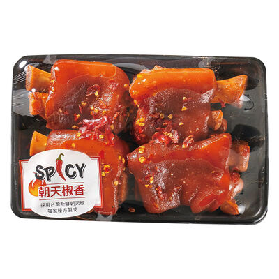 朝天椒香滷豬腳片(每盒4個/附朝天椒醬)