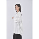 (XL) yoom韓牌質感圓領白色短袖上衣二手衣, , large