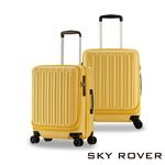【PANTHEON PLAZA】展示品限量出清 SKY ROVER CRYSTAL 19 24 27吋 璀璨晶鑽 前開式可擴充拉鍊硬殼行李箱 SRI-1808SF 七色可選, , large