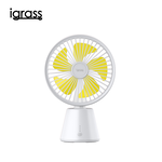 igrass 電動擺頭靜音循環風扇, , large