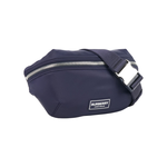 BURBERRY Talbot 白色方形標誌尼龍帆布腰包/胸口包(海軍藍), , large