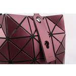ISSEY MIYAKE BAO BAO Lucent 6x6 金屬感設計托特包/酒紅色, , large
