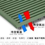 GS MALL 台灣專利製造 透氣冰涼軟式坐墊 L號 通風墊 透氣墊 冰涼墊 軟式墊 坐墊 39x42x2.3cm, , large